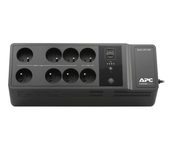 APC Back-UPS 850VA, 230V, porty ładujące USB typu C i A BE850G2-FR - 539750 - zdjęcie 3